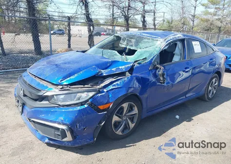 2019 Honda Civic Lx z USA, uszkodzony, nr VIN 2HGFC2F6XKH540397